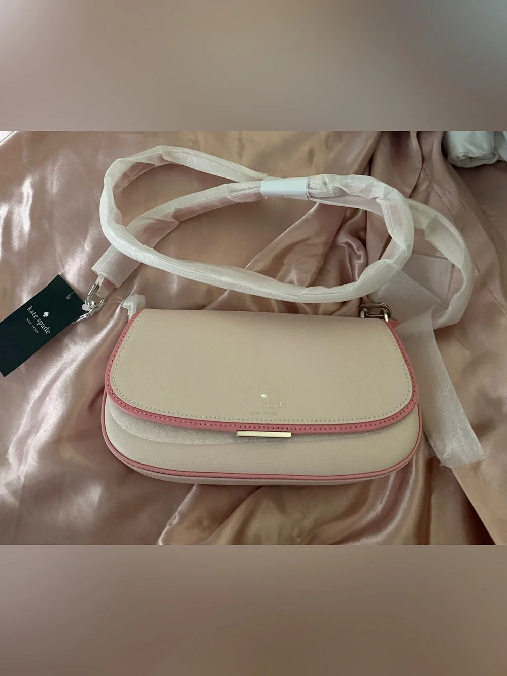 Kate Spade Quinn Mini Light Pink Crossbody Bag